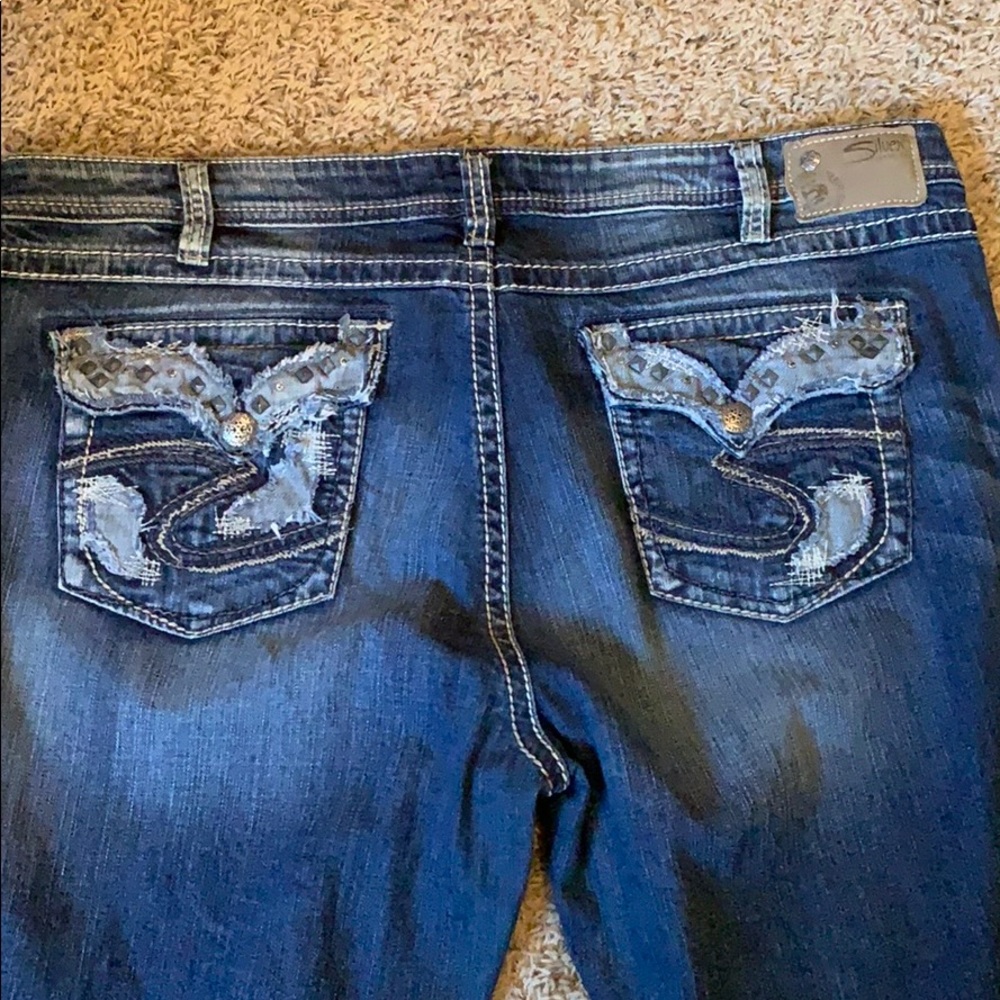 Silver jeans